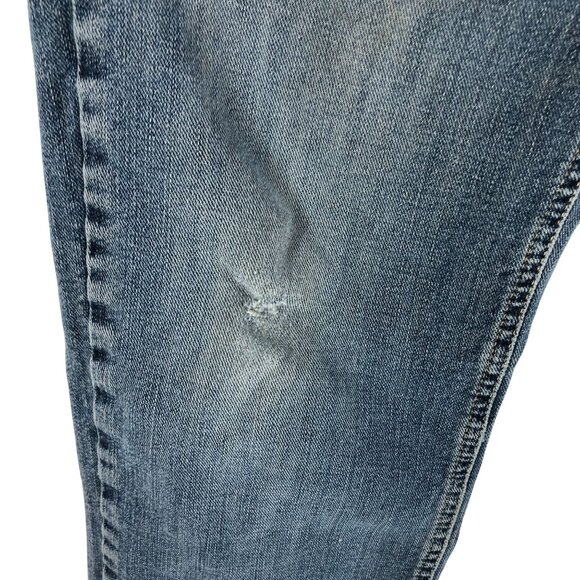 Signature Levis Mens Jeans S67 Athletic Distressed Grunge 32x30 Measures 32x28 - Picture 2 of 7